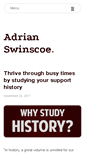 Mobile Screenshot of adrianswinscoe.com